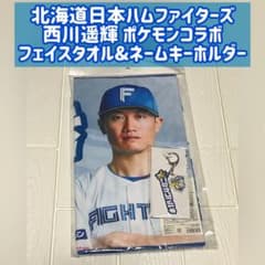 北海道日本ハムファイターズ 西川遥輝 ポケモン タオル アクリル