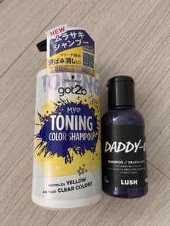 got2b 컬러 샴푸 & LUSH DADDY-O 무라샨 보라색