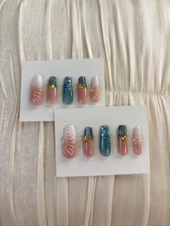 ネイルチップ 海外ガール 海系 現品10本のサムネイル