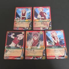 NARUTO ナルト カードゲーム 春野サクラ 5枚セット - メルカリ