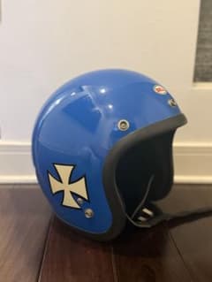 希少色 BELL R-T 70s ヴィンテージヘルメット 青 7 3/8 長瀬系 希少色 BELL R-T 70s ヴィンテージヘルメット 青 7 3/8 長瀬系 - メルカリ