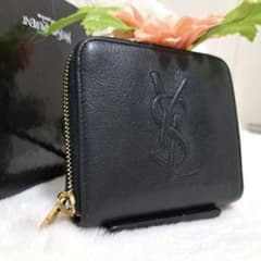 ✨極美品　付属品完備✨サンローラン　二つ折り　カサンドラ　ブラック　リヴゴーシュ ✨極美品 付属品完備✨サンローラン 二つ折り リヴゴーシュ カサンドラ