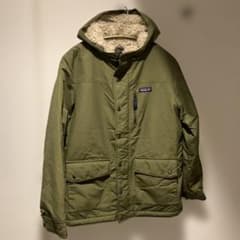Patagonia キッズ ボアジャケット オリーブ Lサイズのサムネイル