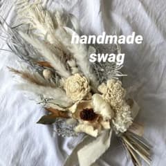 No.27 TIME SALE！whiteスワッグ  ブーケ♡のサムネイル