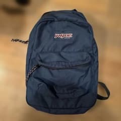 90s アメリカ製　ヴィンテージ　 JANSPORT ネイビー リュックのサムネイル