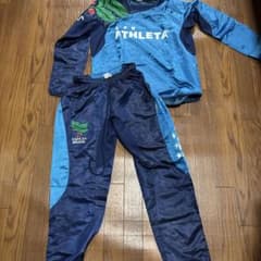 ATHLETA ピステ上下 サッカー用 青のサムネイル