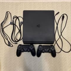 ゆ*し様 PlayStation 4 本体 コントローラー2個付きのサムネイル