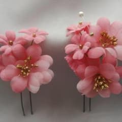 髪飾り　桜のサムネイル