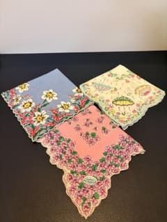 The LuRay Collection ハンカチ 3枚セット 花柄