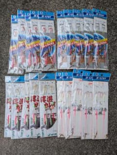 カレイ・アイナメ仕掛け　長期保管品　　未使用20枚　値札はがし跡アリのサムネイル