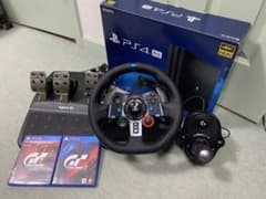 PS4 pro 本体とG29 ハンコンセット シフター付きのサムネイル