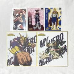僕のヒーローアカデミア ヒロアカ 色紙 カード オールマイト蛙吹梅雨切島鋭児郎他のサムネイル