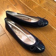 バレエパンプス　ネイビー　22.0のサムネイル