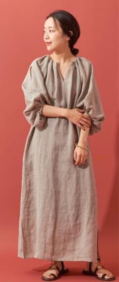 Plage LI Caftan ワンピース　38グレージュのサムネイル