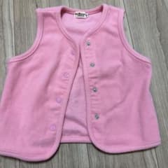 ミキハウス ホットビスケット ピンク スリーパー 90のサムネイル