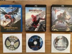 スパイダーマン:ホームカミング&ファー・フロム&ノー・ウェイ・ホーム DVDのみのサムネイル