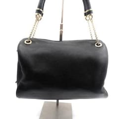 【美品】MORABITO モラビト　ハンドバッグ　レザー　ブラック　チェーンのサムネイル