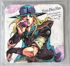 ジョジョ スティール・ボール・ラン アートコースター ジャイロ