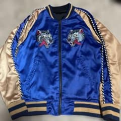 B*L様 マンウィズミッションリバーシブルスカジャンM東洋 B*L様 マンウィズミッションリバーシブルスカジャンM東洋 - メルカリ