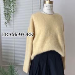 2024AW】 FOX/CASHMERE ボートネック プルオーバー イエロー - メルカリ