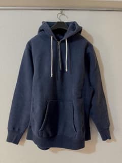 ウエアハウス ハーフZIPパーカー M ネイビーのサムネイル