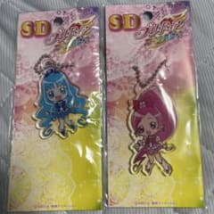 SD 프리큐어 올스타즈 아크릴 키홀더 2종 세트 하트 캐치