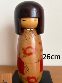 卯三郎こけし 日本のお土産に大人気 日本民芸品 伝統工芸品 卯三郎作二