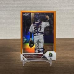 Topps Chrome 中村悠平 25枚限定 オレンジリフラクターのサムネイル