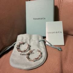TIFFANY&Co. オリーブリーフ フープピアスのサムネイル