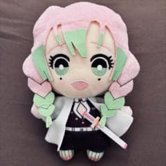 【美品】 甘露寺蜜璃　ぬいぐるみ 鬼滅の刃　ボールチェーン付のサムネイル
