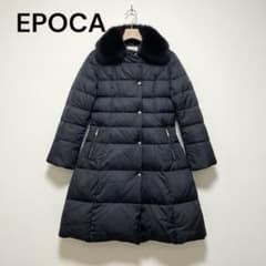 EPOCA フォックスファー付き ブラック ダウンコート 38サイズ - メルカリ