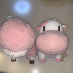 牧場物語　牛　　羊　ふわふわぬいぐるみ　2個セット