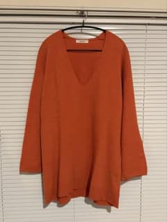 DOUDOU 長袖 ニット オレンジのサムネイル