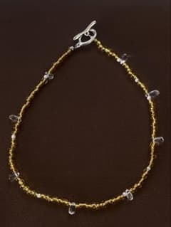 ハンドメイド ブラウンビーズネックレスのサムネイル