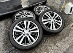 セレナ　オーテック17x6.5J 4本　205/50ZR17 28週22年溝アリ セレナ オーテック17x6.5J 4本 205/50ZR17 28週22年溝アリ - メルカリ