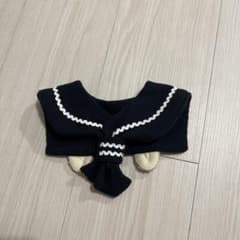 セーラー襟 ネイビー スタイ 耳付きのサムネイル