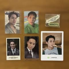 【おまとめ買いでお得】SEVENTEENミンギュトレカ＆ステッカーセットのサムネイル