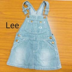 lee デニム ジャンパースカート 100 ワンピース 女の子のサムネイル