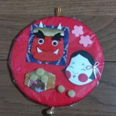 お雛様＆節分飾り 押絵 ハンドメイド品のサムネイル
