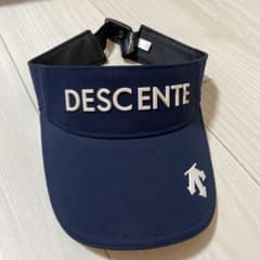 DESCENTE ネイビー バイザー 調整可能のサムネイル