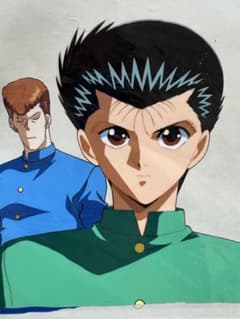 幽遊白書　幽助　桑原　セル画　原画　当時物のサムネイル