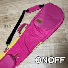 【ONOFF】オノフ　クラブケース　ナイロン　ピンク　中綿 ONOFF】オノフ クラブケース ナイロン ピンク 中綿 - メルカリ