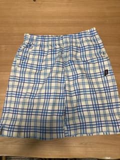 プリンス　ショートパンツ　水色チェックのサムネイル