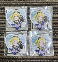 μ's ラブライブ　GiGOコラボカフェ　絢瀬絵里　缶バッジのサムネイル