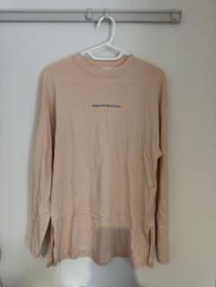 ロンT グラフィック　ロング　長袖Tシャツ ピンクのサムネイル