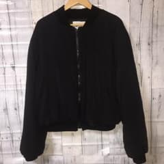 シルクブルゾン 黒のサムネイル