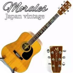 美品 MORALES モラレス アコースティックギター 全音 国産ヴィンテージ