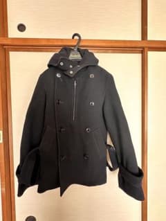 【美品】ズッカ【ウールピーコート ダブルブレスト】のサムネイル