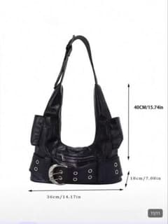SHEIN ブラック ショルダーバッグのサムネイル