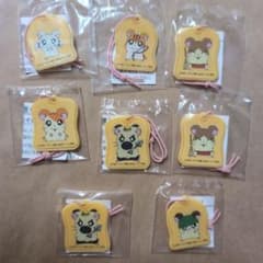 とっとこハム太郎 キャラクター ストラップ 8個セット レトロ 当時物 未開封のサムネイル